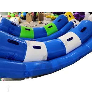 Permainan Air Musim Panas Laris Permainan Air Mengambang Perahu Jungkat-jungkit Tiup untuk Taman Air