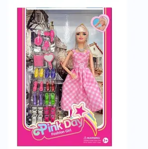 2023 penjualan terlaris harga pabrik 11.5 inci koleksi pink boneka putri duyung mainan untuk Gadis