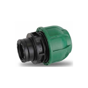Acoplamiento Roscado Hembra de Compresión PP 25*1 de Material PP Virgen para Tubería PE/HDPE - Product Image 1