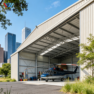 Taller de Aviación Modular de Instalación Rápida en Acero Q235/Q355 - Product Image 1