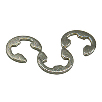 E-Clip E Type Retaining Ring Spring Steel 65MN Nickel Plated Shaft Circlip Open End C Shape Ratainring Lock Washers