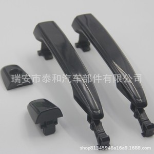 มือจับประตูสำหรับ Toyota Land Cruiser FJ120 สีดำ ABS เงา รุ่น TY192 - Product Image 2