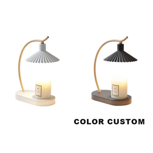 Pleated Iron Art Wholesale Candle Warmer Candle Warm Lamp <strong>burner</strong> Electric <strong>Wax</strong> <strong>Melt</strong> Warmer - Product Image 2