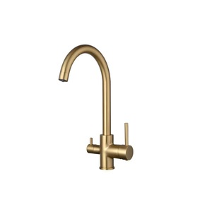<span class=keywords><strong>Grifo</strong></span> de Cocina Contemporáneo de Cobre Más Vendido, Mezclador de <span class=keywords><strong>3</strong></span> <span class=keywords><strong>Vías</strong></span> con Acabado Cepillado, Núcleo de Válvula de Cerámica, <span class=keywords><strong>Grifo</strong></span> de Cocina con Filtro - Product Image 2