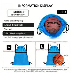 Wholesale <b>Backpacks</b> Foldable Light Knapsack Casual Sport <b>Drawstring</b> Bagpack Promotional Gift Packsack for Events - Product Image 4