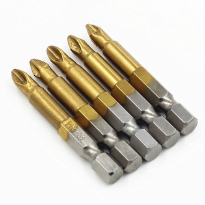 Li Pu S2 Titanium Plated Ph2 <b>Screwdriver</b> Bits For Household Electric And Hex <b>Screwdrivers</b> - Product Image 1