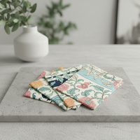 Ensemble de 4 sets de table carrés modernes en coton et lin, écologiques, pour salle à manger et cuisine, vente en gros directe d'usine en stock