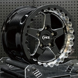 Jantes forgées personnalisées Beadlock pour la course de dragster, compatibles Mustang GT S550/S650 <span class=keywords><strong>Shelby</strong></span> <span class=keywords><strong>GT500</strong></span> <span class=keywords><strong>Chevrolet</strong></span> Camaro Corvette C6/C7 Supra MK4/MK5 - Product Image 1