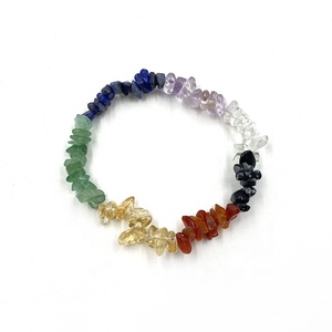 Venta caliente 7 Chakra Crystal Healing Chip Gemstone Stretch Bracelet Stones - Product Image 4