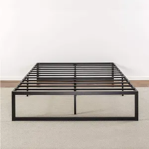 Base de cama individual de metal para hotel