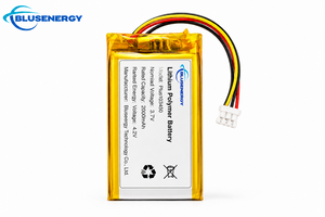 Batería de Polímero de Litio BLUSENERGY 3.7V 2000mAh Plus103450 para Electrónica de Consumo - Product Image 3