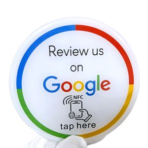 Revisión de Google personalizada NFC con etiqueta de epoxi de código QR/placa de comentarios para Ins/<span class=keywords><strong>Facebook</strong></span>/Yelp - Product Image 1