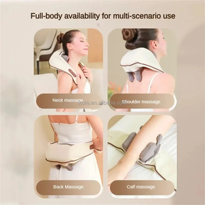 Massageador Inteligente Sem Fio Shiatsu para Costas com Calor, Tipo de Amassamento 5D, Carregamento Tipo-C, Xale Multifuncional para Cuidados com a Saúde - Product Image 4