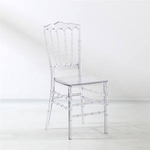 Chaises de mariage, de restaurant et d'hôtel en résine acrylique plastique OEM de luxe en gros - Product Image 2