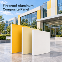 Panneau composite en aluminium ignifuge de 3 mm, aspect travertin, pour la décoration des zones de réception