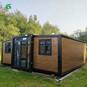 Maison conteneur extensible de 20 pieds, maison modulaire préfabriquée, mini-maison résidentielle, cabane préfabriquée, meilleure maison préfabriquée, maison modulaire, villa - Product Image 1