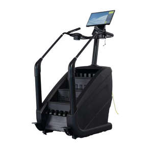 Máquina de Escaleras para <span class=keywords><strong>Ejercicios</strong></span> Cardiovasculares, Escaladora Inteligente con Pantalla Táctil LCD para Entrenamiento de la Parte Inferior del Cuerpo - Product Image 1