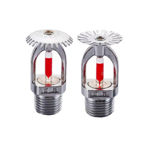 Tête de sprinkler droit globe en laiton 1/2" NPT K5.6, adaptée aux feux A et B, équipement incendie à installation simple