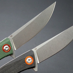 Couteau de poche pliant en acier D2 haute dureté avec manche G10 pour le camping en extérieur et l'autodéfense, personnalisable OEM, qualité DIY - Product Image 4