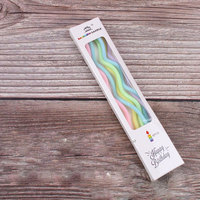 Geburtstag paraffin wachs kunst kerze bleistift farbe glücklich kurve regenbogen spirale kerze sticks