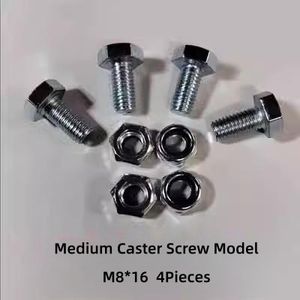 HS 75/100/125mm Industrial Solid Caster 3/4/5 Zoll Gummi rad - Product Image 2