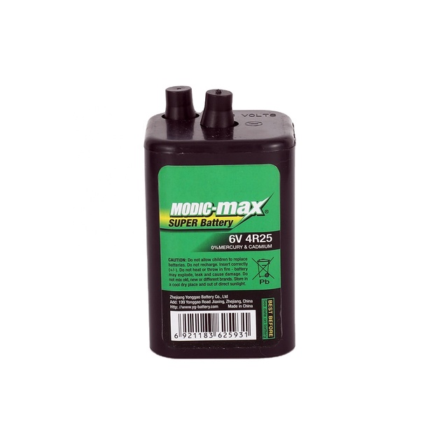4R25 6V Batteries Lantern Battery Zinc Carbon Battery