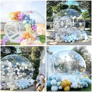 Grande tente bulle gonflable transparente, dôme igloo clair, logo personnalisé pour les stations touristiques, les sites <span class=keywords><strong>de</strong></span> camping, les hôtels <span class=keywords><strong>de</strong></span> vacances, les fêtes - Product Image 5