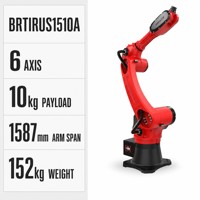 Robot industriel 6 axes BRTIRUS1510A 10 kg, portée 1587 mm, pour soudage, estampage et asservissement de machines