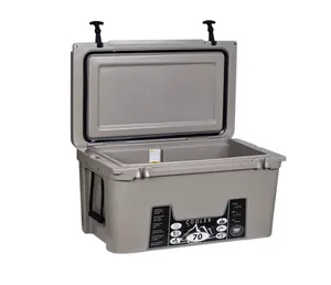 Venta al por mayor caja 70l-Enfriador portátil de 70L, caja de refrigeración de inyección giratoria