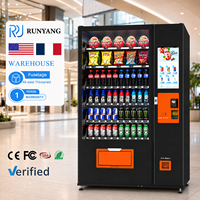 Máquina Expendedora Automática de Alimentos y Bebidas RUNYANG Personalizada con Pantalla Táctil que Funciona con Monedas