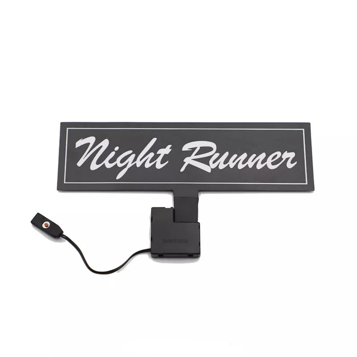 Wanted GTA LED Panel Electric Sticker Light for Car Window