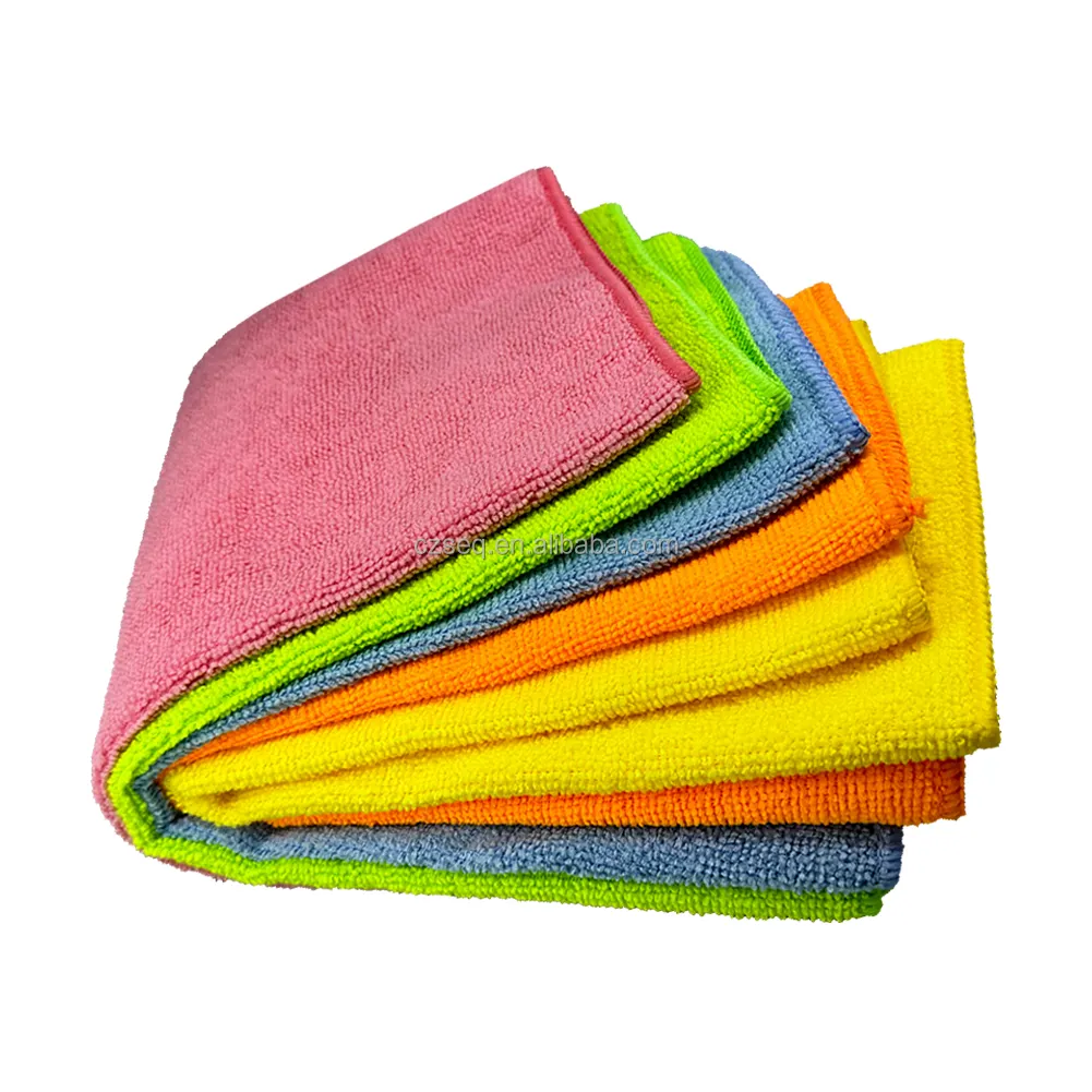 ผ้าเช็ดตัวผ้าฝ้ายซับน้ำได้ผ้าเช็ดทำความสะอาดจานสำหรับห้องครัวผ้าเช็ดถ้วยผ้าไมโครไฟเบอร์