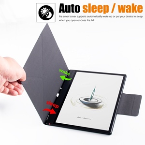 Étui pour tablette Origami Stand PU pour <span class=keywords><strong>Onyx</strong></span> <span class=keywords><strong>Boox</strong></span> Note <span class=keywords><strong>Air</strong></span> 5 C 10.3 2025, couverture magnétique, angles de vision multiples et design avec boucle pour stylet - Product Image 2