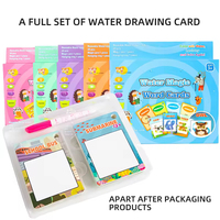 Nouvelle arrivée peinture colorée animaux réutilisables enfants utilisent l'eau magique dessin carte livre