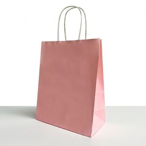 Kraft Paper Custom Shopping <b>Bag</b> Printed Logo Restaurants Bakeries Supermarkets Cakes Degradable Food Grade Gift Packing <b>Bag</b> - Product Image 2