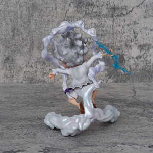 Statuetta Giapponese da 16cm di Monkey D. Luffy SD Nika Spear Gear 5, Modellino in PVC, Regalo per Appassionati di Anime - Product Image 5