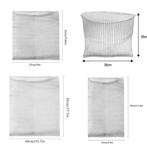 Panier en maille de protection des racines en acier inoxydable multi-tailles, filet anti-campagnols et anti-raisonnards pour la croissance des racines des plantes - Product Image 6