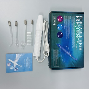 Tongkat sisir frekuensi tinggi elektroda portabel, mesin tongkat kulit wajah frekuensi tinggi dengan 4 tabung berbeda - Product Image 5