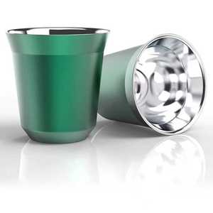 2026 HOT <span class=keywords><strong>Pixie</strong></span> Espresso Cups Lungo Cups Set Espresso Gift Set Doble pared Cápsula con aislamiento térmico <span class=keywords><strong>Taza</strong></span> de café Demitasse Tazas - Product Image 3