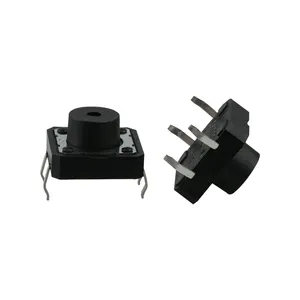 6*6 momentary tactile tact switch 4 pin dip through-hole momentary push button switch