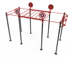 Equipo de Gimnasio para Deportes al Aire Libre, Conjuntos de Ejercicio para Parques, Multiusos, Combinación de Soportes para Sentadillas, Desarrollo Muscular, Uso Comercial, Independiente - Product Image 5