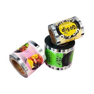In Stock Food Grade Customized PET CPP Cup Sealing Film <b>Roll</b> for 90 95mm <b>Bubble</b> Tea Boba Milk Tea Coffee Plastic Cups - Product Image 3