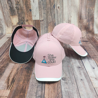 Topi Latihan 6 Panel Custom, Bernapas, Berlubang Laser, untuk Olahraga, Gym, Lari, Aktivitas Luar Ruangan, Ringan
