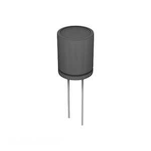 Condensador de canal del fabricante, de orificio pasante, 4.7 uF, aluminio, 4.7UF, 20%, 250V, radial, SH4R7M250ST - Product Image 1