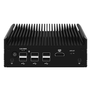 Zynshield PC Mini 4Lan konsumsi rendah, PC dengan Intel N100 4 2.5G Lan 1 DDR4 Max. 32GB NVME SSD 2 HDMI DP USB <span class=keywords><strong>3.2</strong></span> TPM untuk Linux Windows - Product Image 2