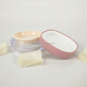 Boîte transparente de 30 ml pour poudre fixante, nettoyant visage et shampoing, avec grand tampon éponge élastique intégré, portable et vide - Product Image 2