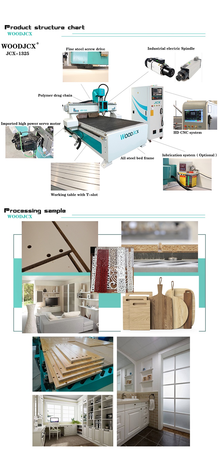 JCX-1325 CNC Wood Router - Precision Engraving Machine