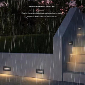 Lumière de <span class=keywords><strong>pied</strong></span> extérieure étanche à <span class=keywords><strong>LED</strong></span> intégrée pour les escaliers, les garde-corps, les parcs, avec température de couleur personnalisable - Product Image 1