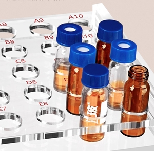 有机玻璃样品瓶架 (2/3/5/10/12/15毫升，50孔) - Product Image 2