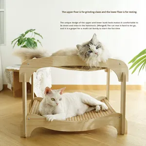 เสาข่วนและเปลญวนแบบ<span class=keywords><strong>2</strong></span> In1พร้อมเบาะถอดซักได้<span class=keywords><strong>คอนโด</strong></span>แมวเป็นมิตรกับสิ่งแวดล้อม - Product Image 1